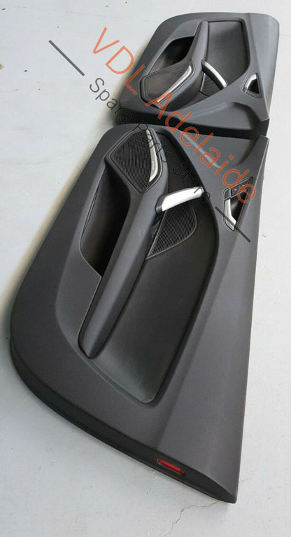 Audi TTs TTRS Mk3 8S FV3 Right & Left Front Interior Door Cards Pair VLA 