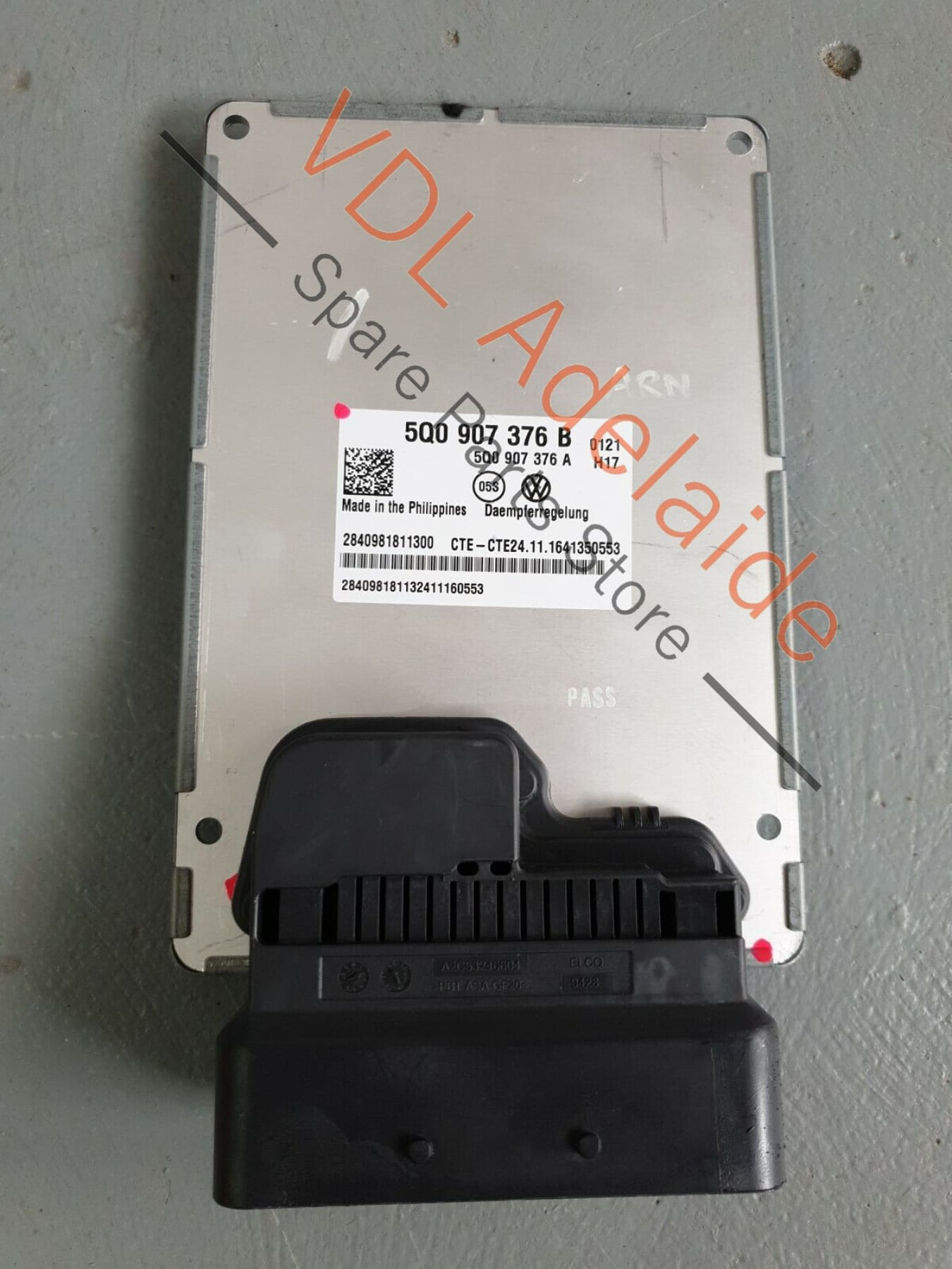 VW Golf Mk7 Electronic Suspension Damper Control Module Unit 5Q0907376B ...