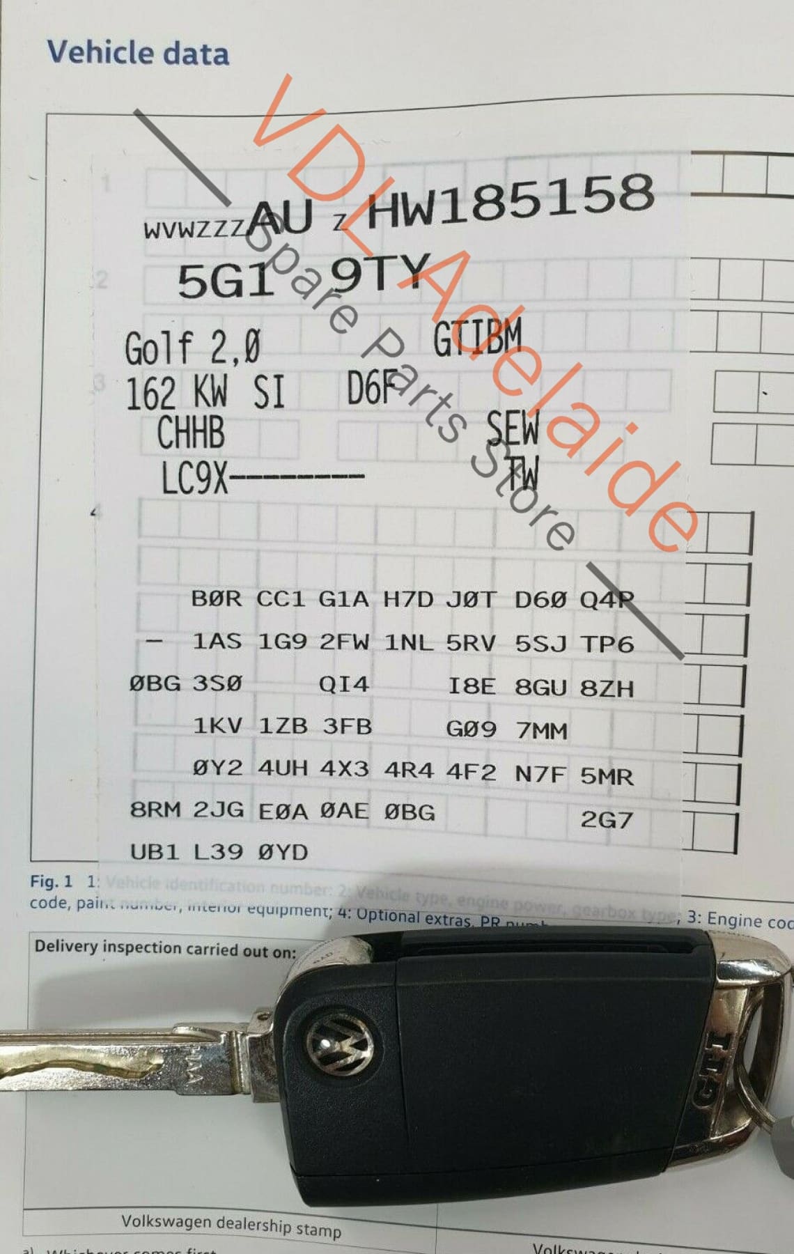 VW Golf Mk7 Electronic Suspension Damper Control Module Unit 5Q0907376B ...