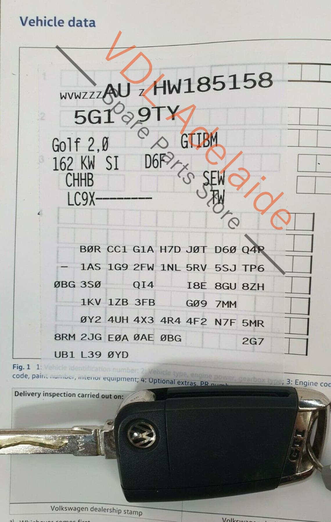 VW Golf Mk7 Keyless Start Launch Go KESSY Control Unit Module 5Q0959435B ARN1 5Q0959435B