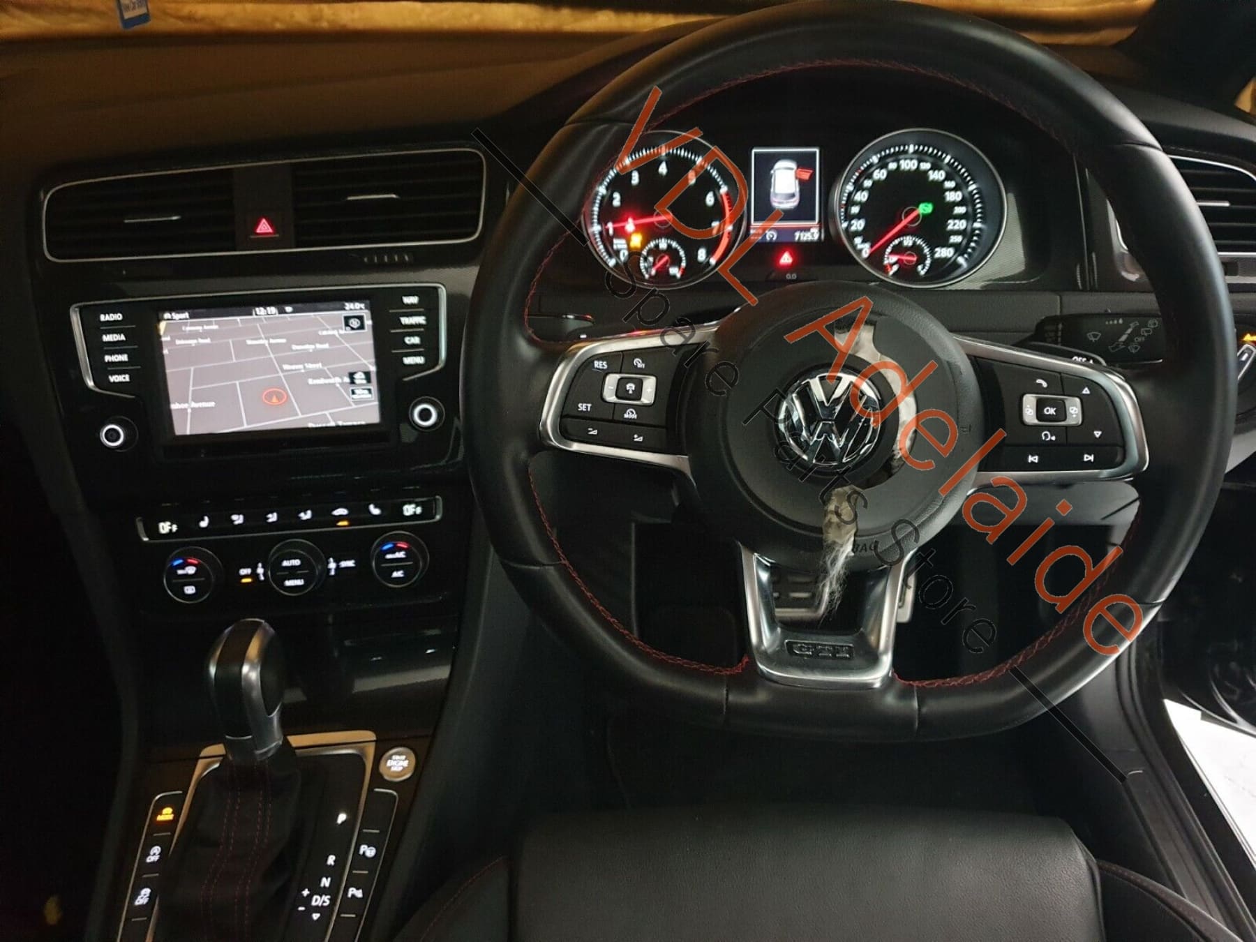 VW Golf GTi Mk7 OEM Left Side Headlight Washer Cover Deep Black 5G0955109A ARN1 5G0955109A