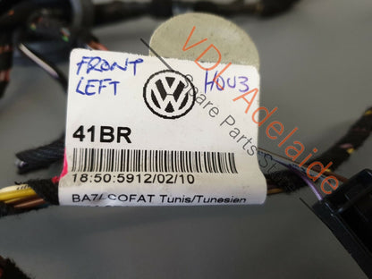 Volkswagen VW Golf R Mk6 Front Left Door Wiring Cable Harness 5K4971121BR HOU3