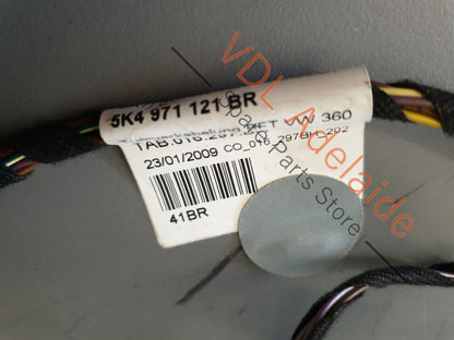 Volkswagen VW Golf R Mk6 Front Left Door Wiring Cable Harness 5K4971121BR HOU3