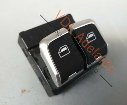 Audi TT Mk3 8S FV Master Drivers Double Window Switch 8V0959851C VLA 8V0959851C