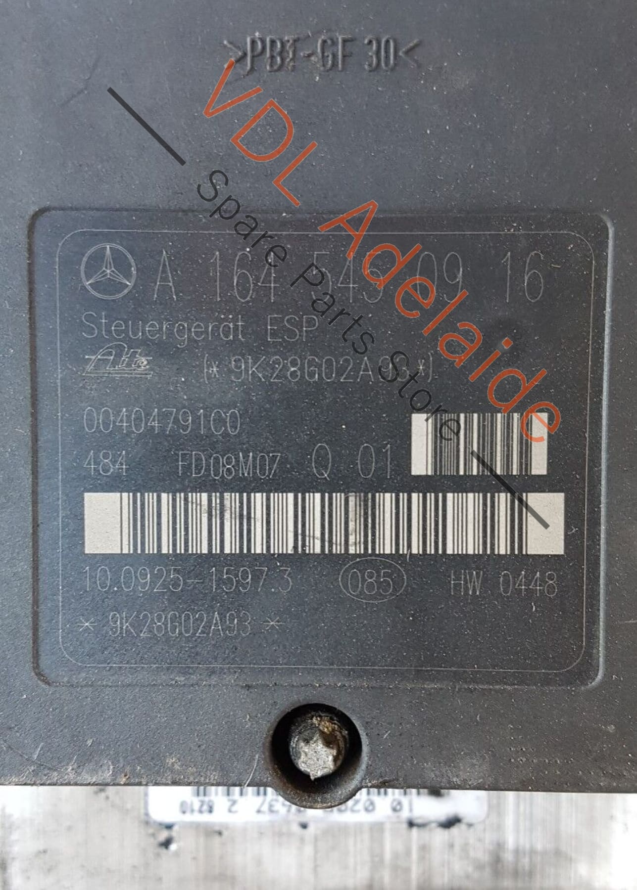 Mercedes ML63 AMG W164 Brake Pump Module Controller A1644312112 A1645450916 ROB A1644312112