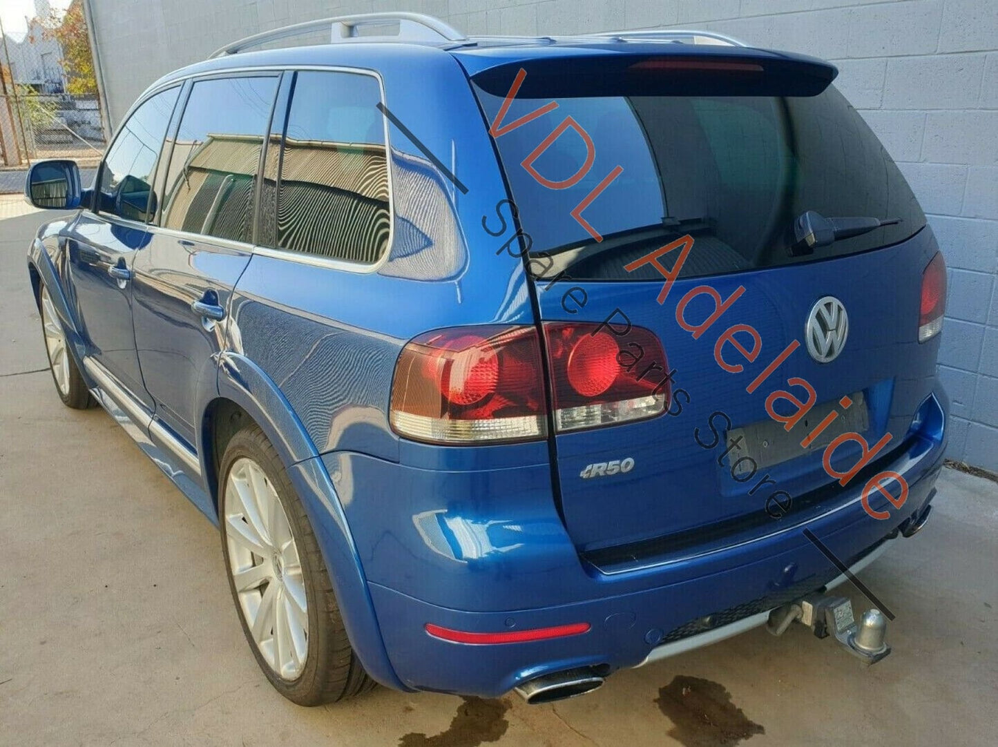 Volkswagen VW Touareg 7L R50 Front Left Dual Sun Visor Light Grey REG4 0
