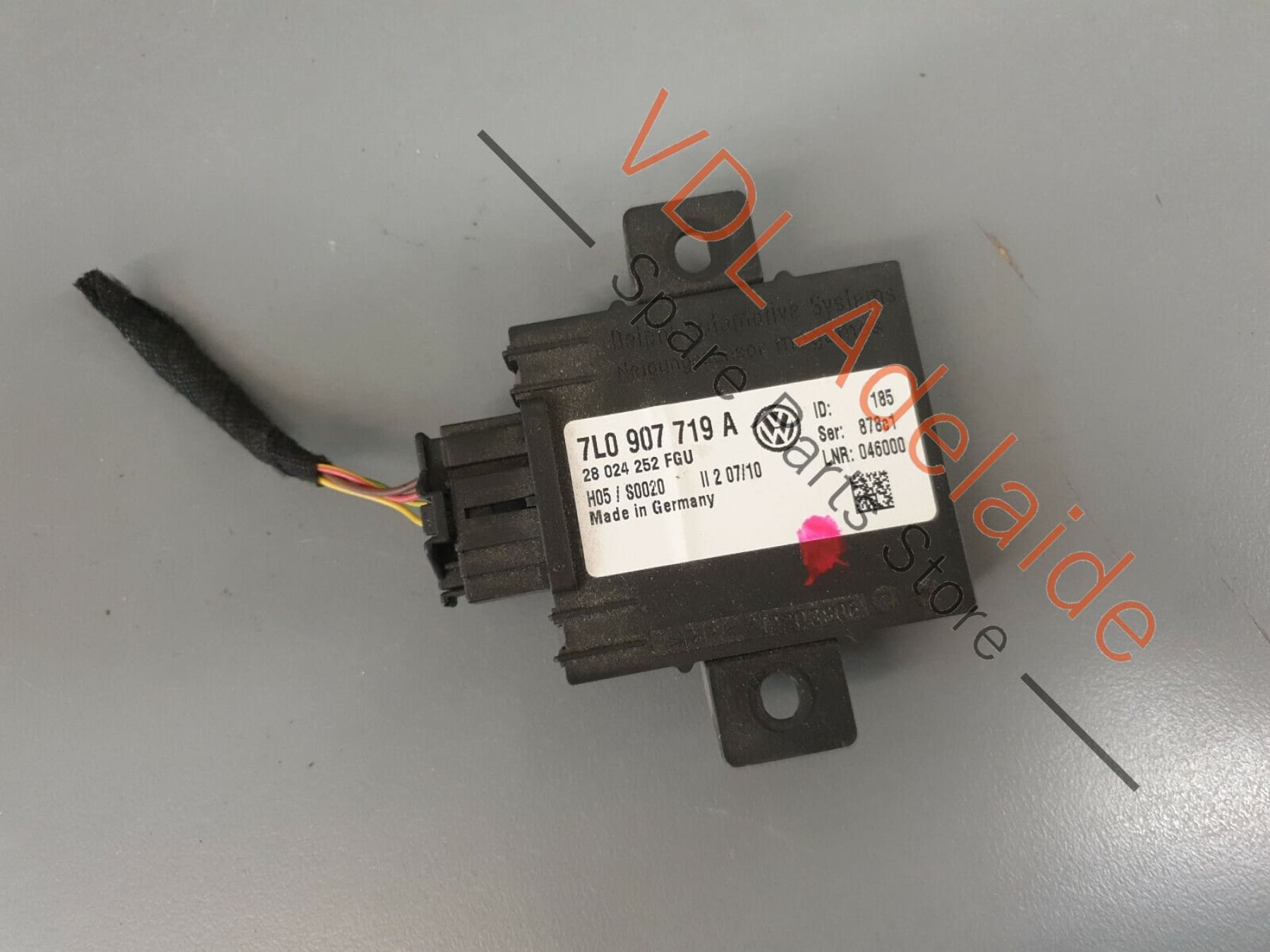 Volkswagen VW Touareg 7L R50 Anti Towing Security Device Module 7L0907719A REG4 7L0907719A