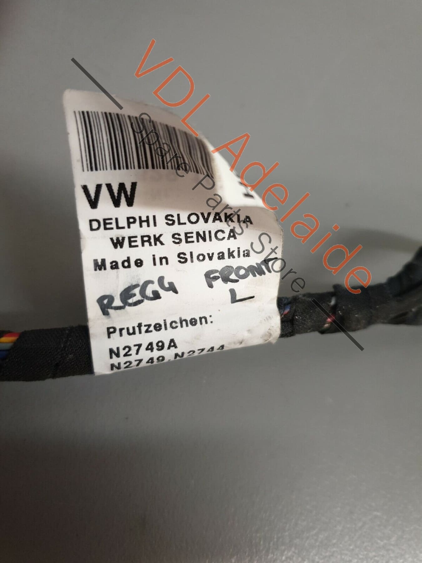 Volkswagen VW Touareg 7L Front Left Door Wiring Harness 7L6971120BH REG4 7L6971120BH