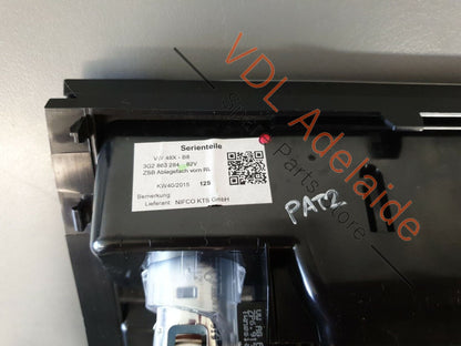 VW Passat Alltrack B8 3G Front Centre Console Storage 12V Outlet 3G2863284 PAT2 3G2863284