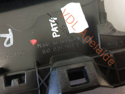 VW Passat B8 3G Rear Left Exterior Door B-Pillar Trim Black 3G0839901T PAT4 3G0839901T