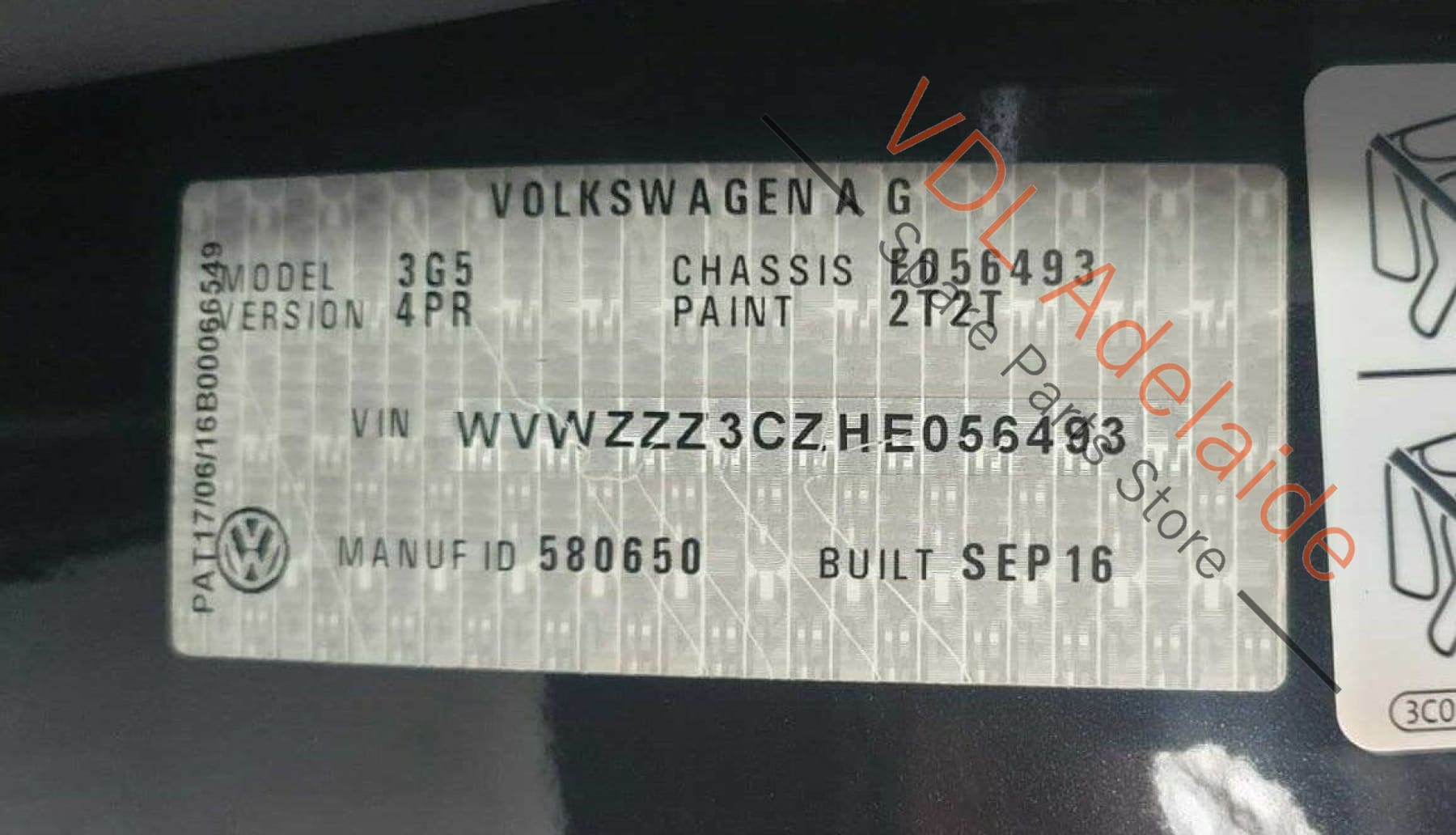 VW Passat R-Line Estate B8 3G Right Side Blinker Flasher LED 3G0949102 PAT4 3G0949102