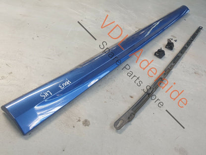 VW Golf R Mk6 Left Sideskirt Side Skirt Sill Trim Moulding Rising Blue LR5Z HOU3