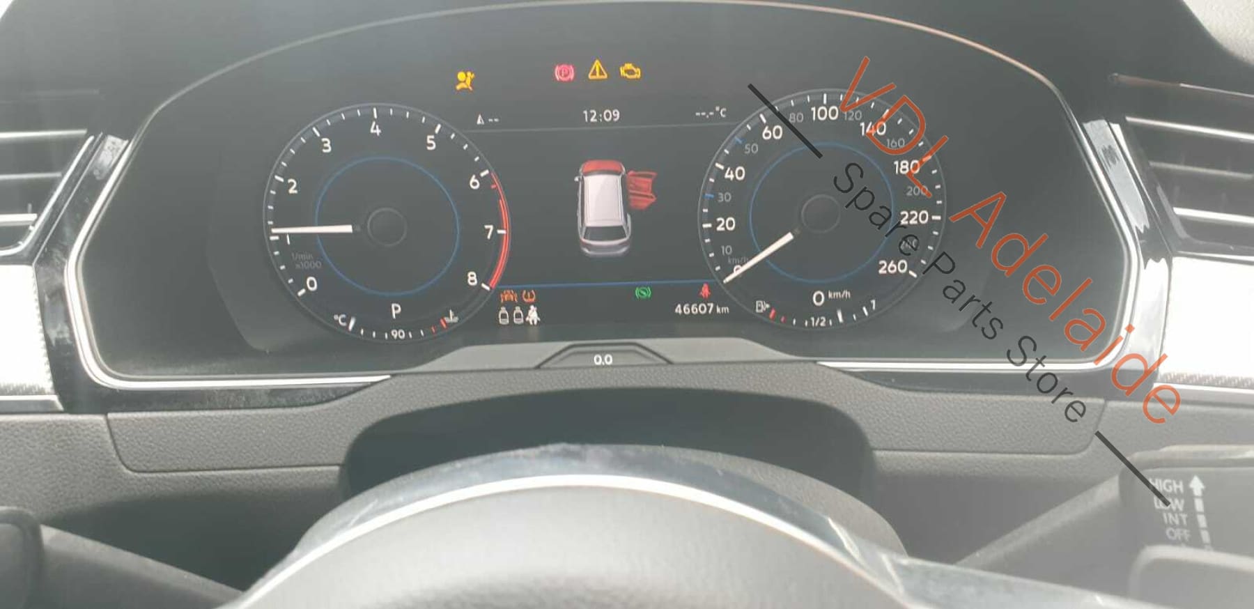 VW Passat B8 3G Air Quality & Humidity In Dash Sensor 4H0907658 PAT4 4H0907658