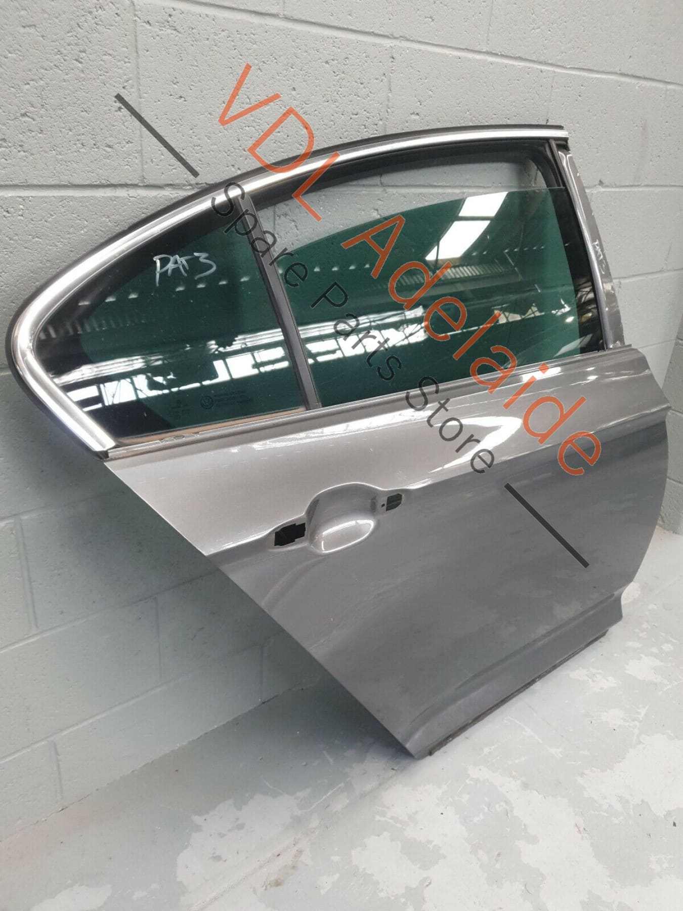 VW Passat R-Line B8 3G Rear Right Door Shell Panel Indium Grey LR7H PAT3 3G5833056AC