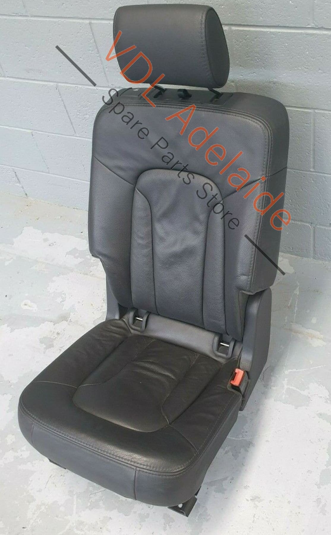 Audi Q7 4L 2nd Row Right Passenger Back Seat Rear Black Leather 65xxxkm ROS 