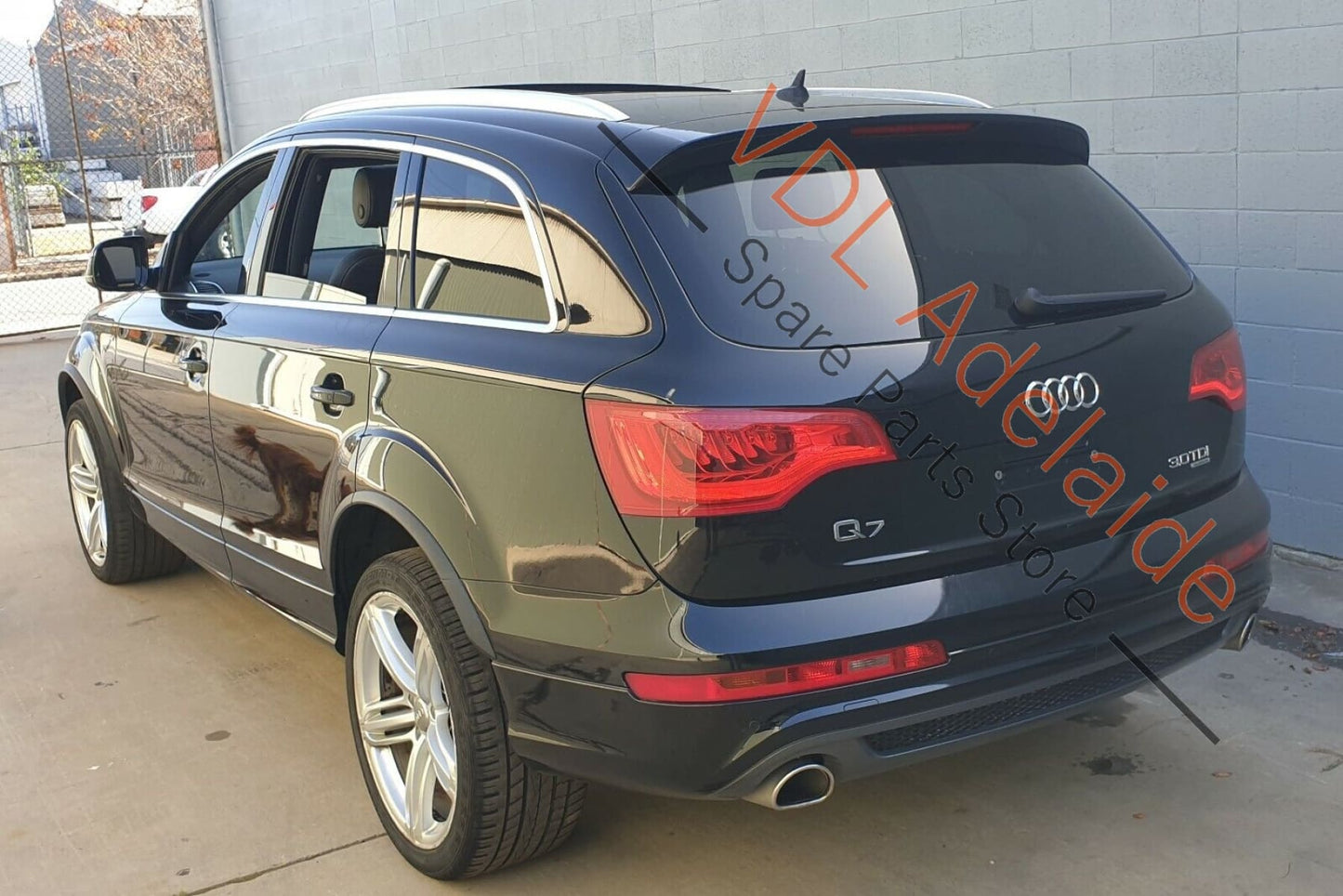 Audi Q7 4L 2nd Row Left Passenger Back Seat Rear Black Leather 65xxxkm ROS 