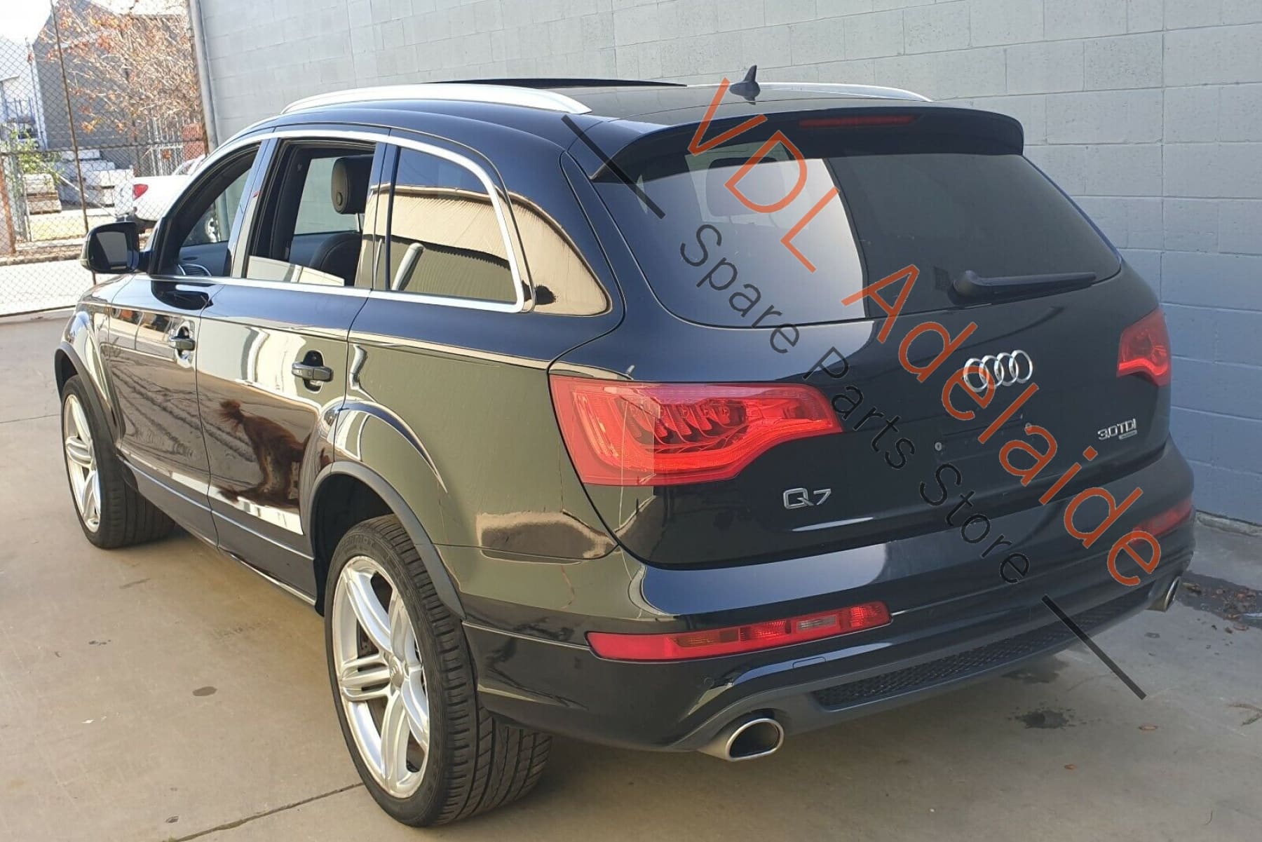 Audi Q7 4L 2nd Row Left Passenger Back Seat Rear Black Leather 65xxxkm ROS 