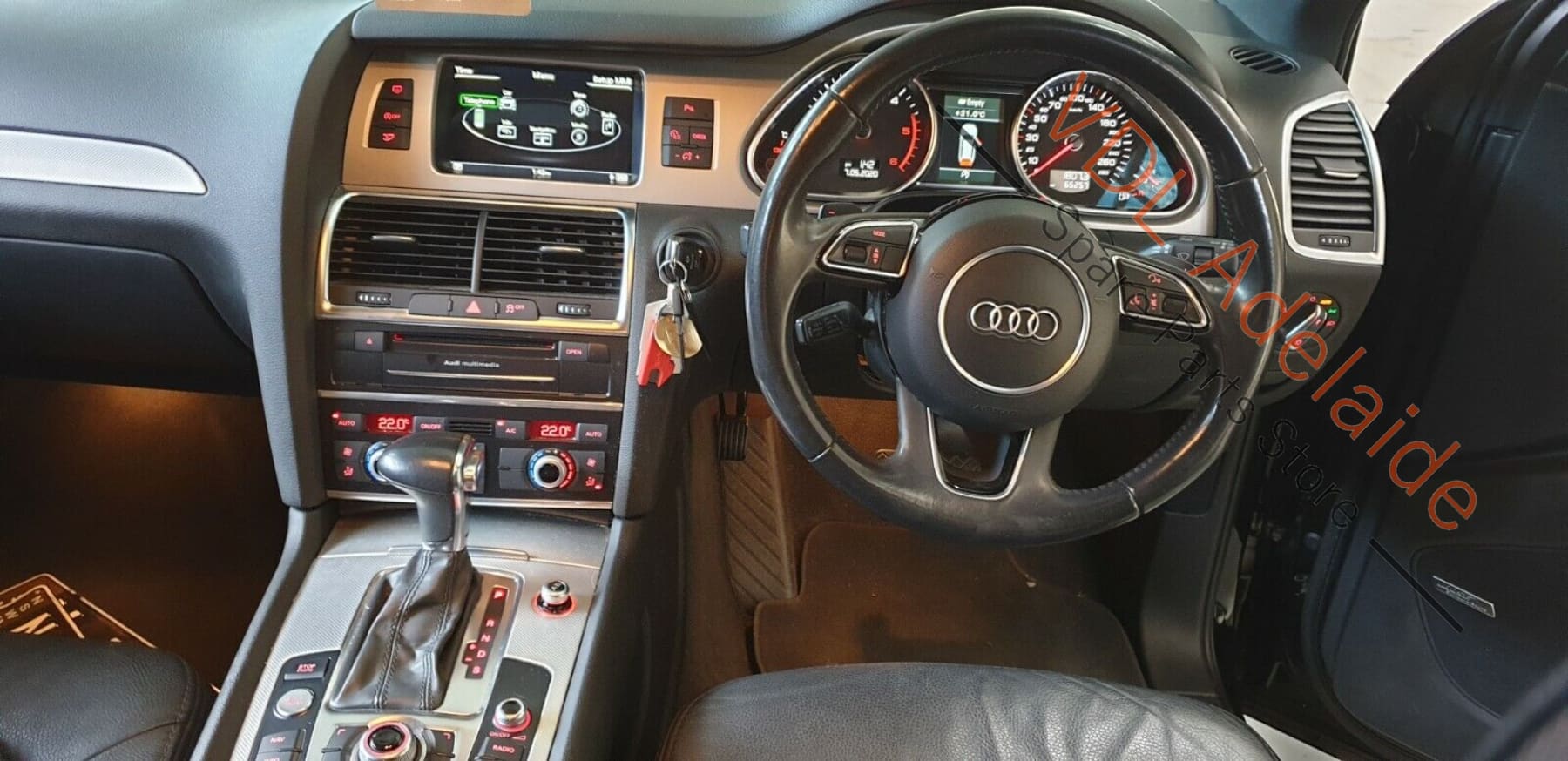 Audi Q7 4L Front Left Door Window Switch & Trim Soul Black 4L2959521 ROS 4L2959521