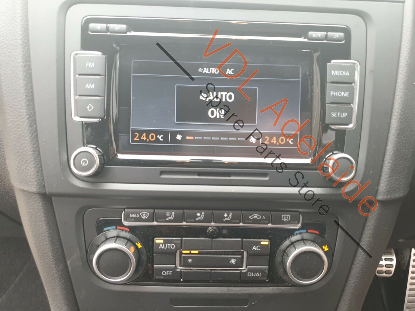 Volkswagen VW Golf Mk6 Climate Control Aircon AC Switch Unit ...