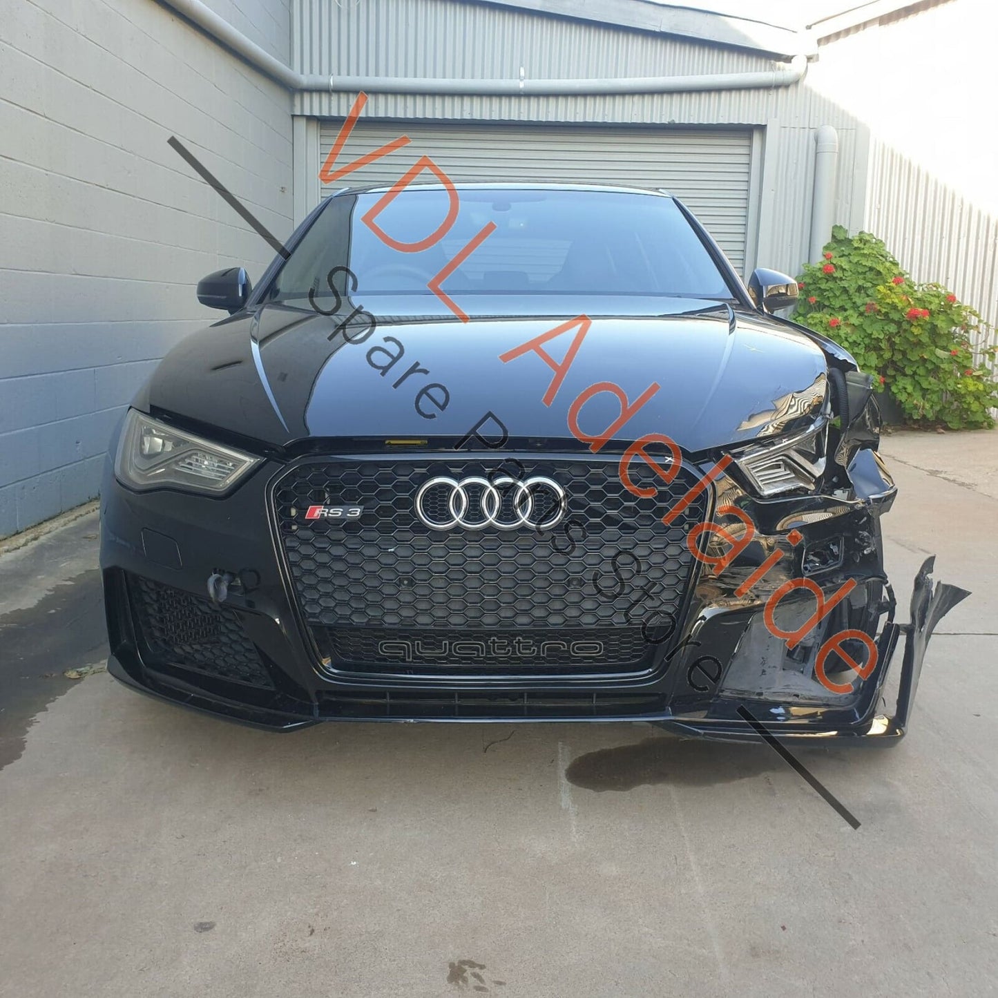 Audi RS3 8V Front Bumper Towing Point Tow Hook Eye Cover 8V4807241 Mythos Black
