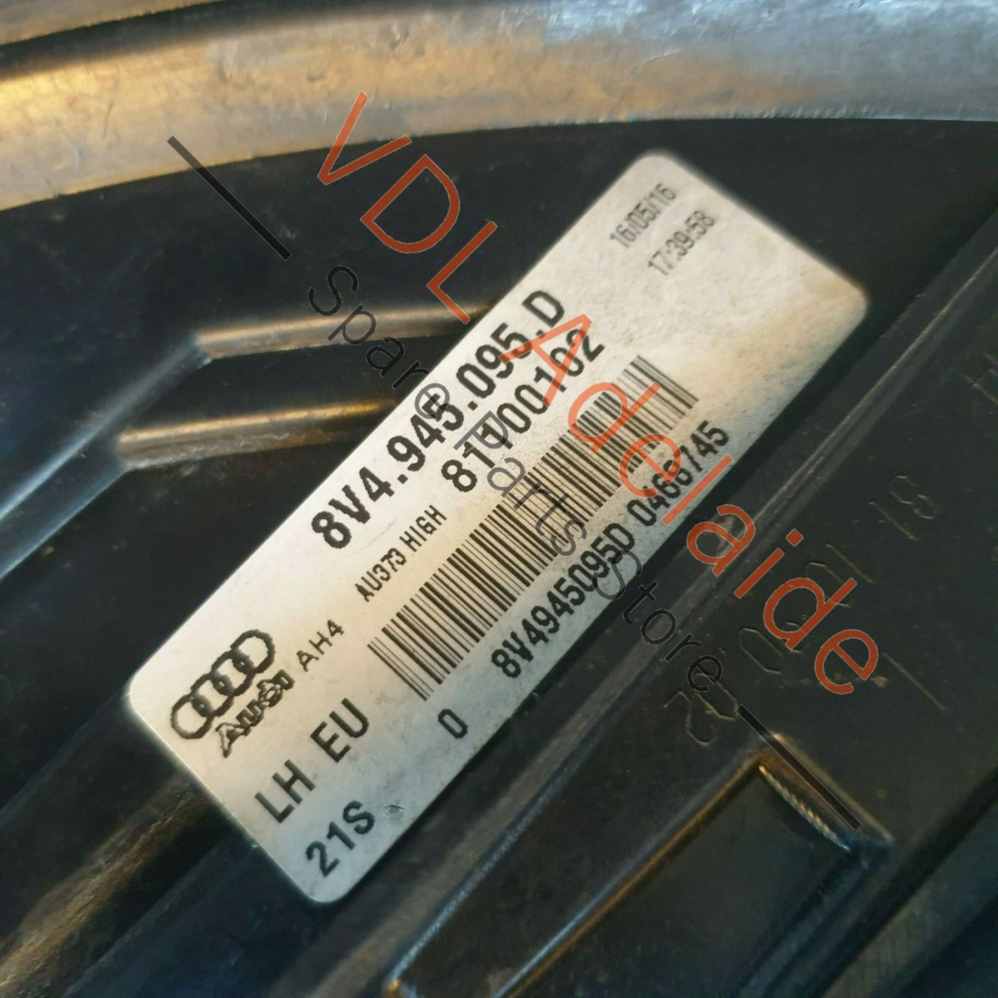 Genuine Audi RS3 8V Left Side Outer Tail Light Taillight Lamp LED 8V4945095D