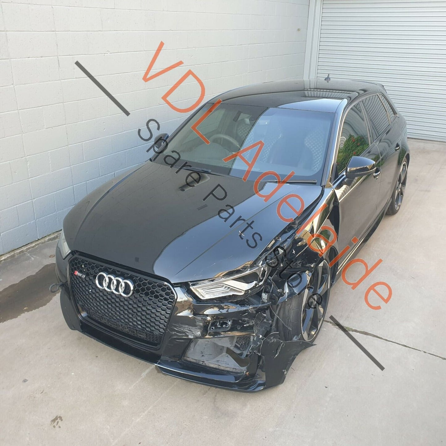 Audi RS3 8V Left and Right Engine Bay Covers VIN Panel Trim