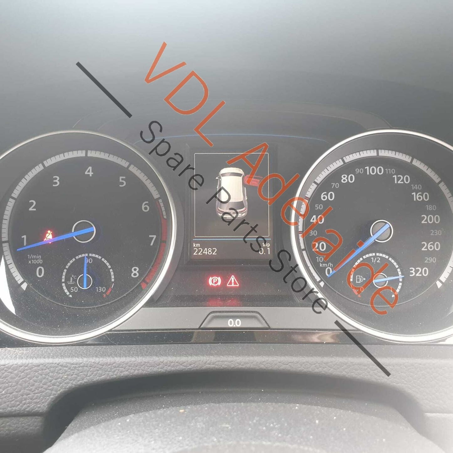 Volkswagen Golf R Mk7 Blind Spot Detection Monitoring Master Control Unit Right 5Q0907686B