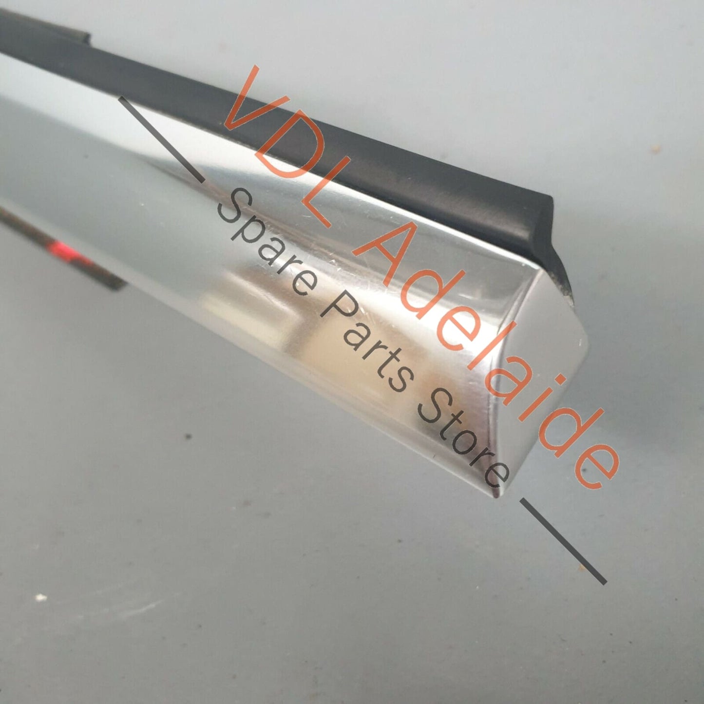 Audi S3 8V Exterior Window Slot Seal Moulding with Chrome Trim Right RHS Rear