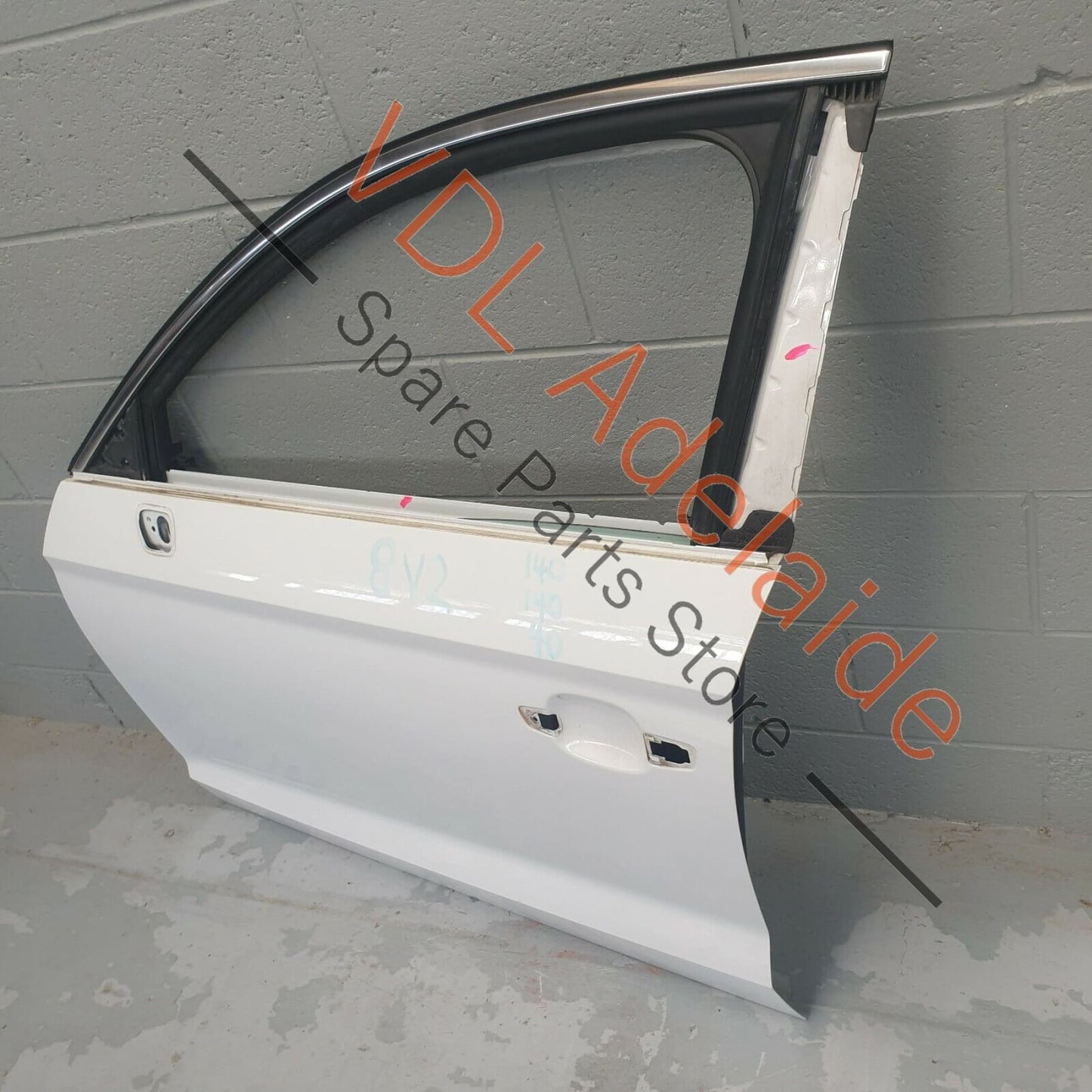 Audi S3 8V Sedan Front LHS Left Passenger Door Shell Ibis White 2Y2Y 8V5831051B