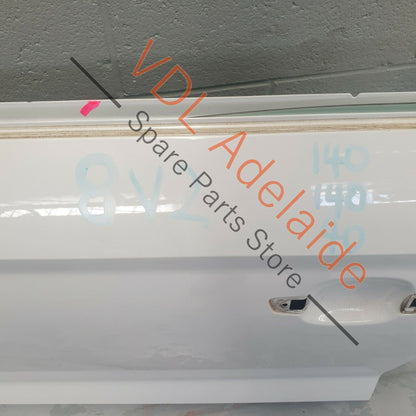 Audi S3 8V Sedan Front LHS Left Passenger Door Shell Ibis White 2Y2Y 8V5831051B