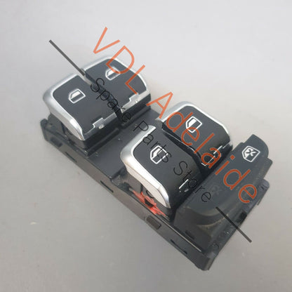 Audi A3 S3 RS3 8V Power Window Switch for 4dr vehicles 8V0959851A