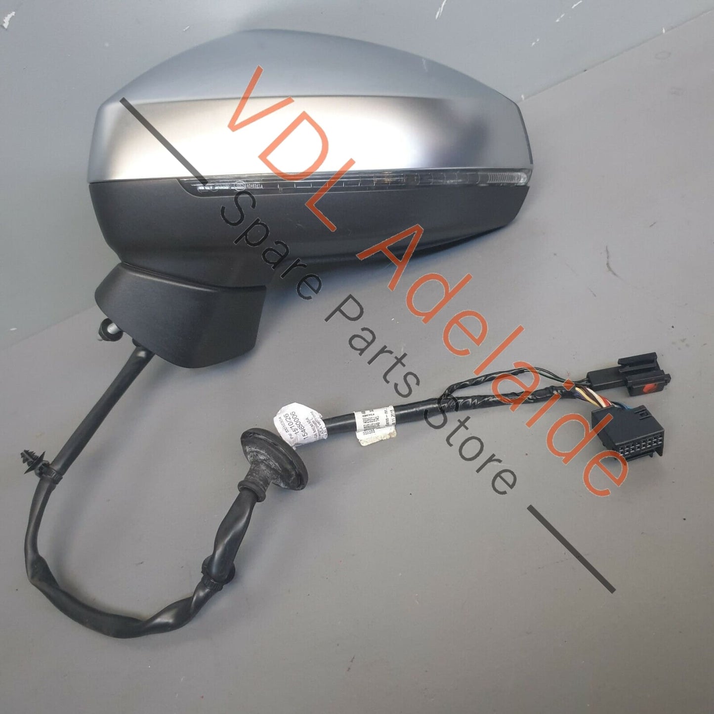 Audi S3 8V Left Side Exterior Wing Mirror Electric Folding w Lane Change Assist 8V5857409G