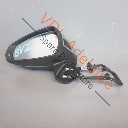 Audi S3 8V Left Side Exterior Wing Mirror Electric Folding w Lane Change Assist