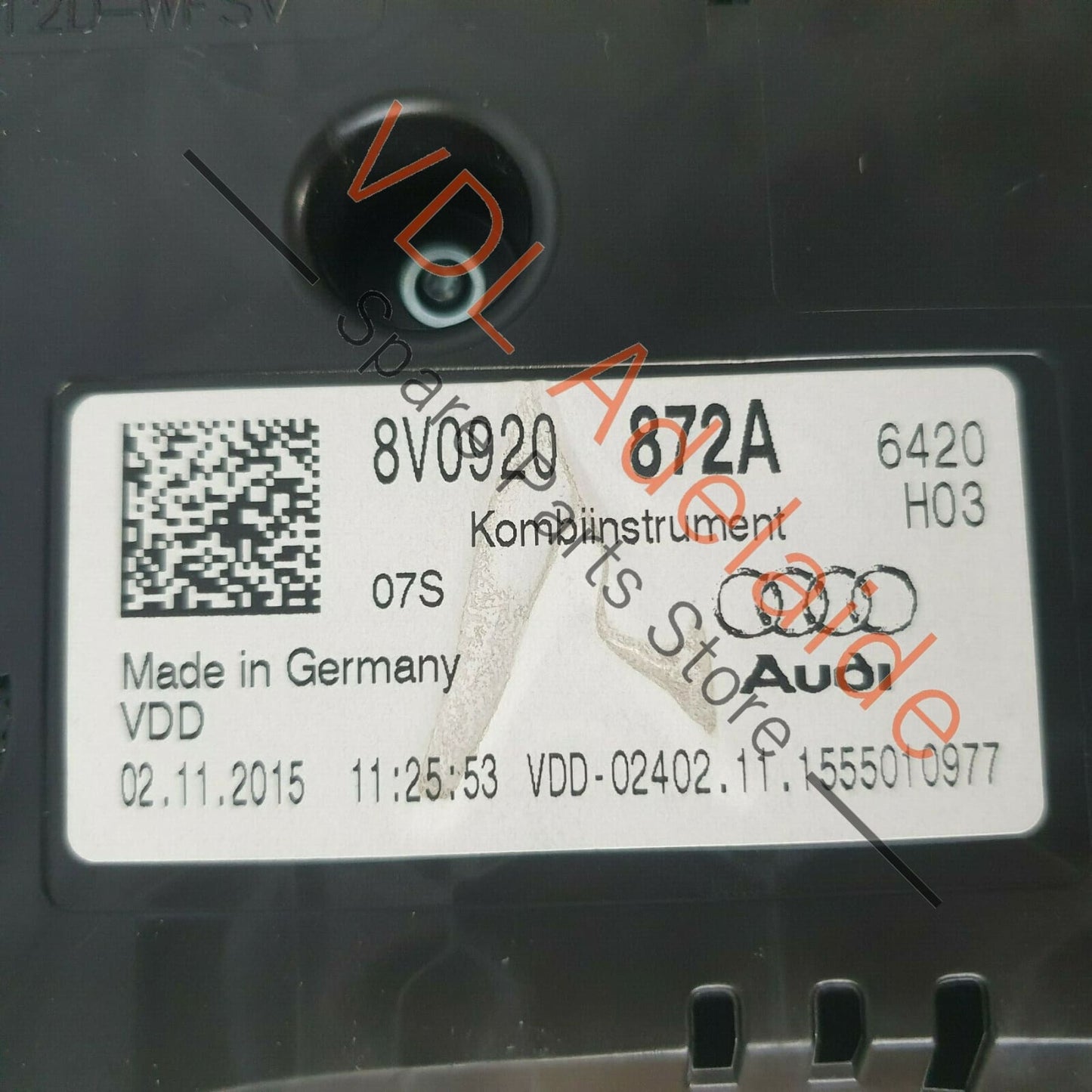 Audi S3 8V Dash Dashboard Gauges w Boost Cluster Kombi Combi Instrument 300km/h