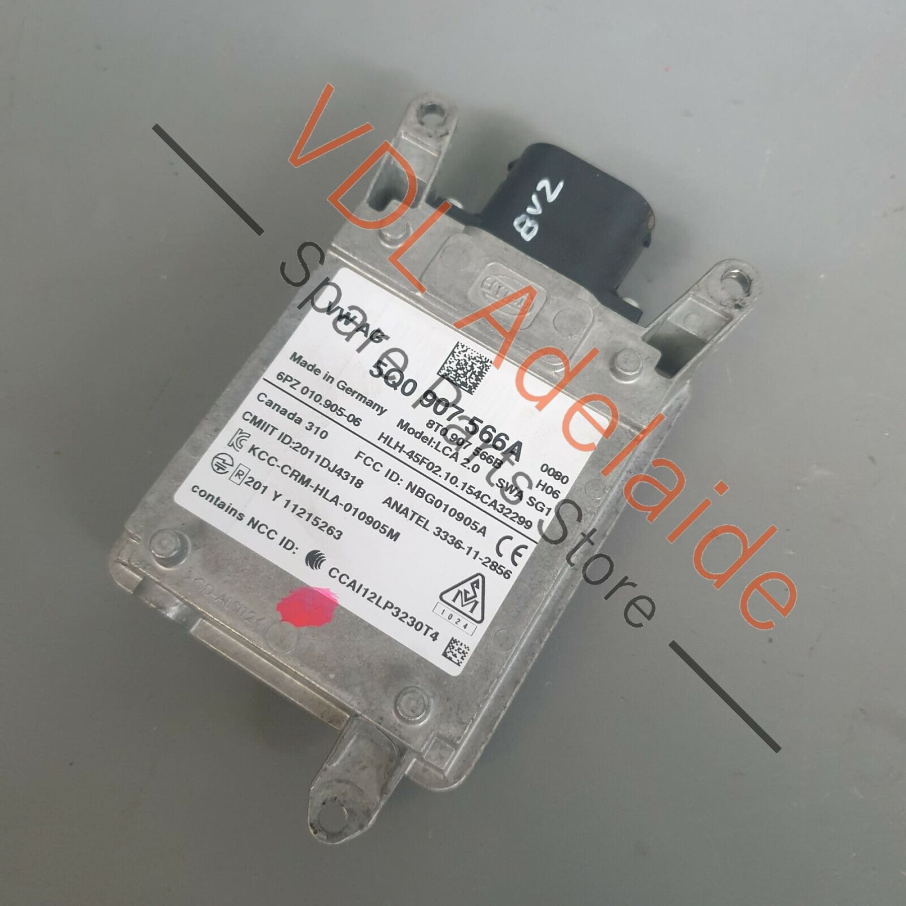 Audi S3 8V Rear Bumper Lane Change Assist Control Module Right Master 5Q0907566A 5Q0907566A