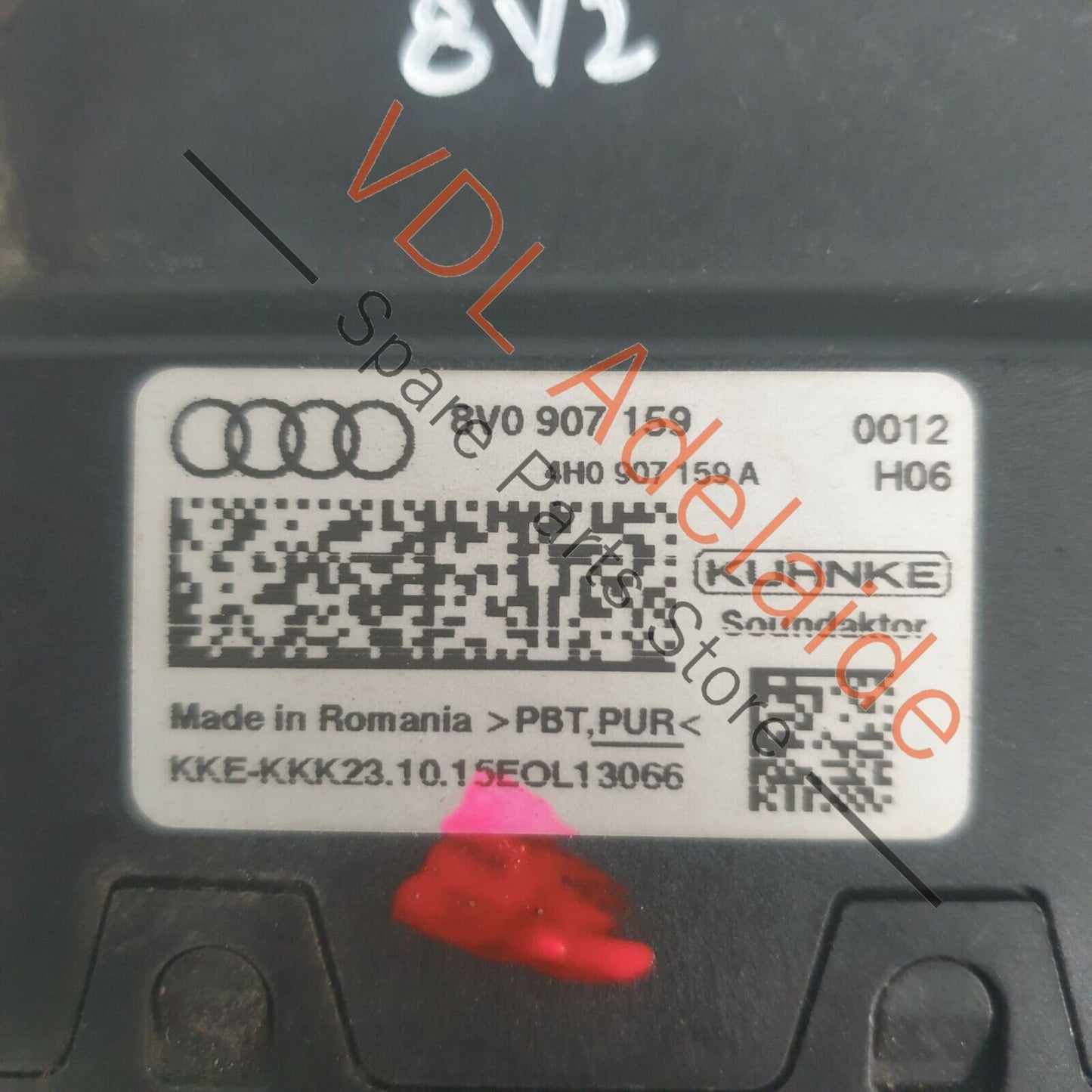 Audi S3 8V Control Unit for Impact Sound 8V0907159