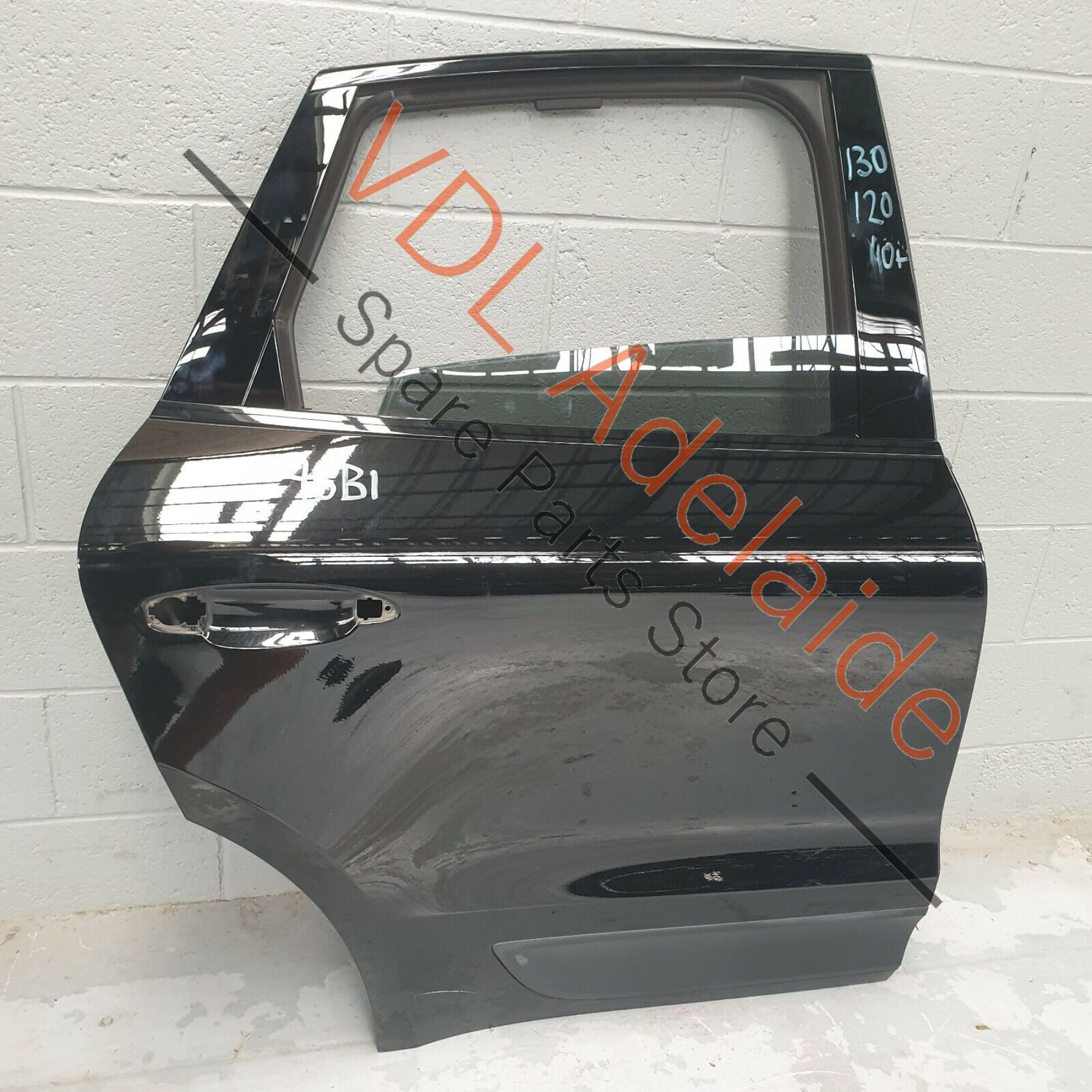 Porsche Macan GTS 95B RHS Right Side Rear Door Panel Shell Black A1A1 95B833022