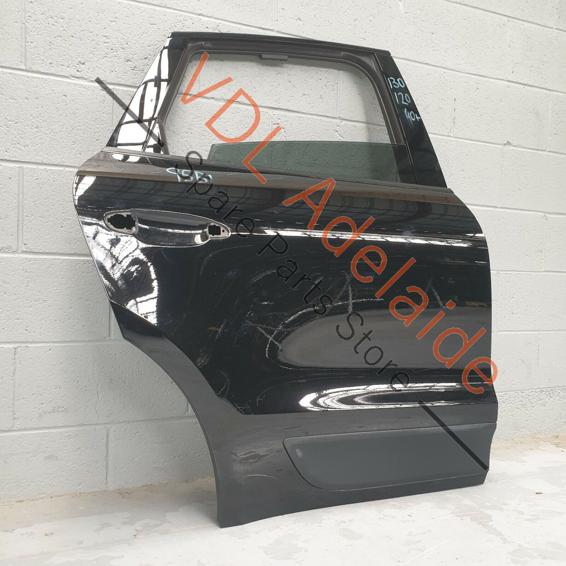 Porsche Macan GTS 95B RHS Right Side Rear Door Panel Shell Black A1A1 95B833022