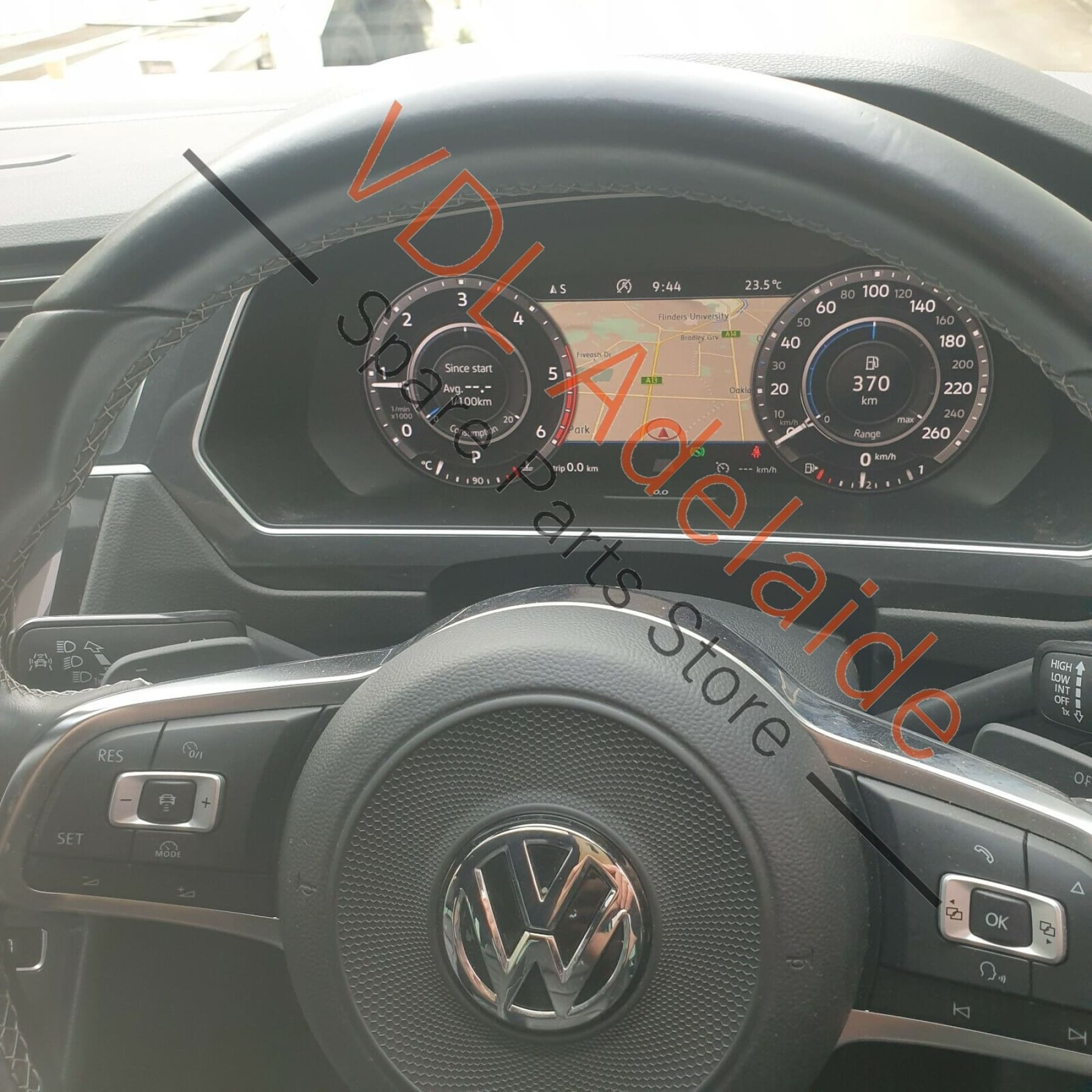 VW Tiguan MQB Gen2 Gear Shift Cover for vehicles with KESSY Keyless Start 5NC864263A