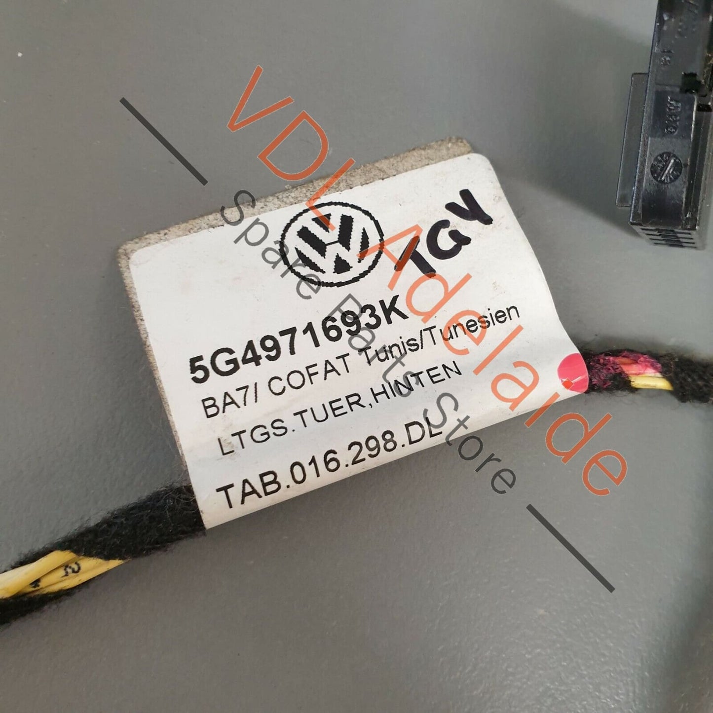 VW Golf MK7 Estate Wagon Rear Left Door Wiring Cable Harness 5G4971693K 5G4971693K