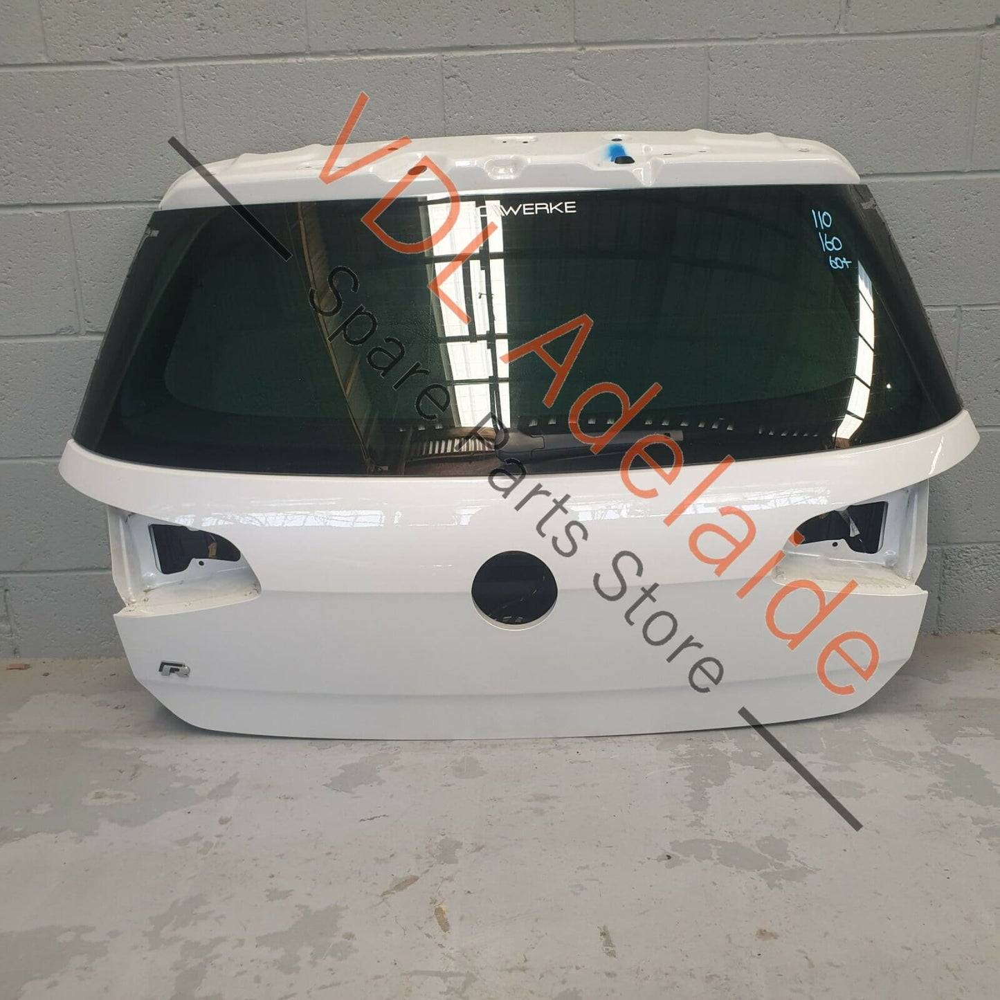 VW Golf R MK7 Bootlid Boot Trunk Rear Hatch Lid Door Panel Shell Pearl White 5G6827025K