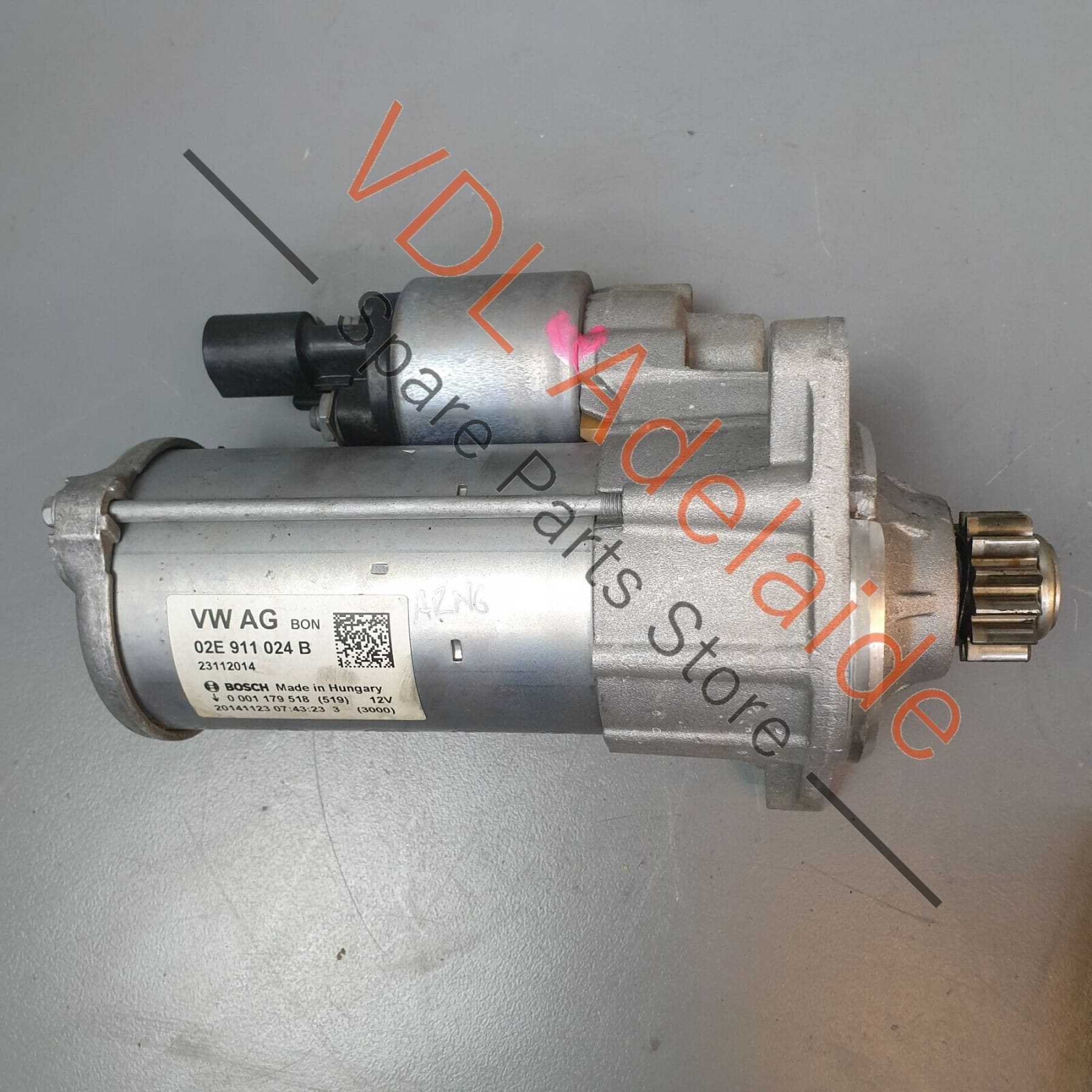 VW Golf GTi Mk7 Starter Motor 1.1Kw 02E 911 024 B BOSCH 02E911024B