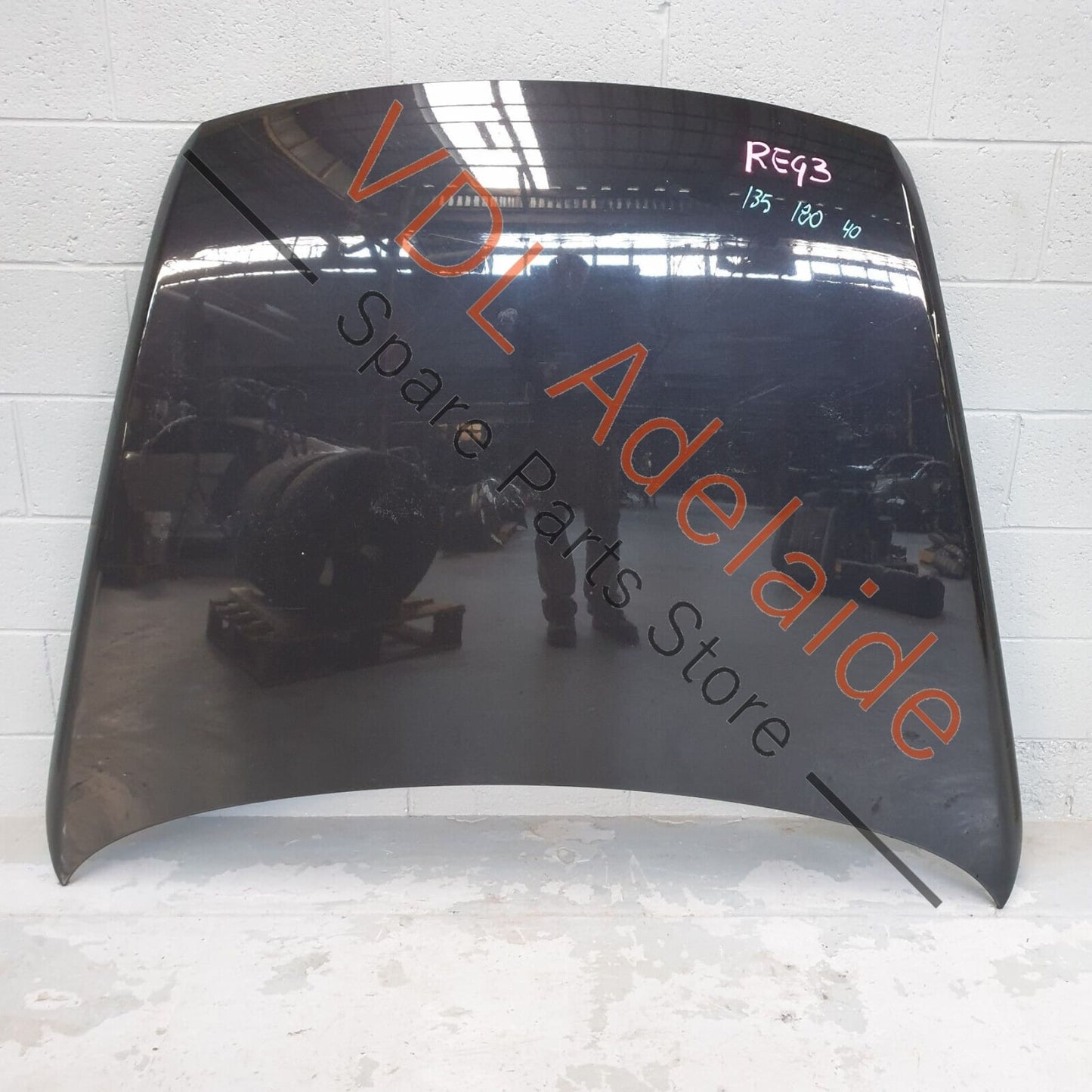 VW Touareg V10 7L Hood Bonnet Panel Black Magic Pearl Z4Z4 7L6823031D