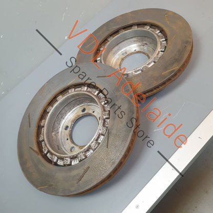 Porsche Panamera Turbo 971 Pair of Rear Disc Rotors 380mm x 30mm Slotted