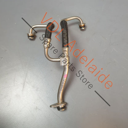 Porsche Panamera Turbo 971 Front Oil Pressure Line Hose Stainless 9A714514000