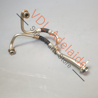 Porsche Panamera Turbo 971 Front Oil Pressure Line Hose Stainless 9A714514000