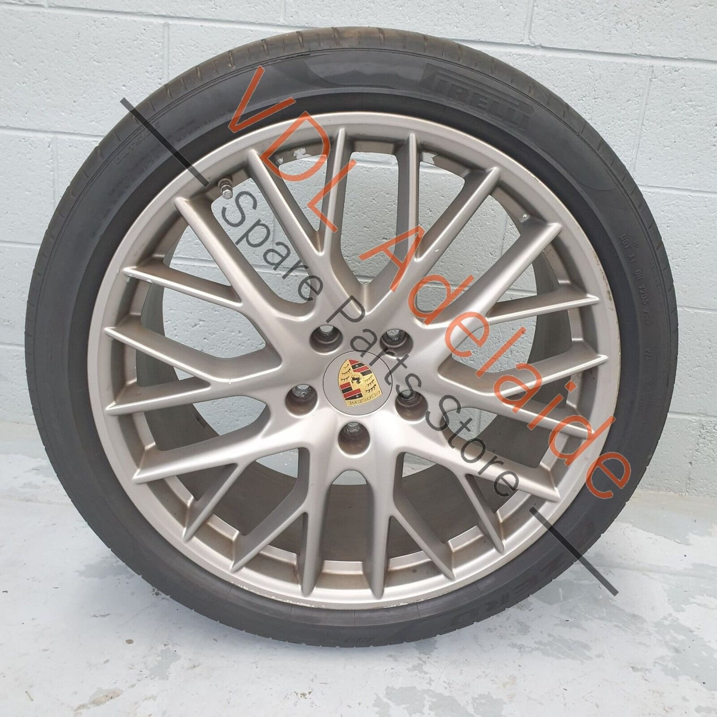 1x Porsche Panamera Turbo 971 21x9 in Front Alloy Wheel Rim 971601025D