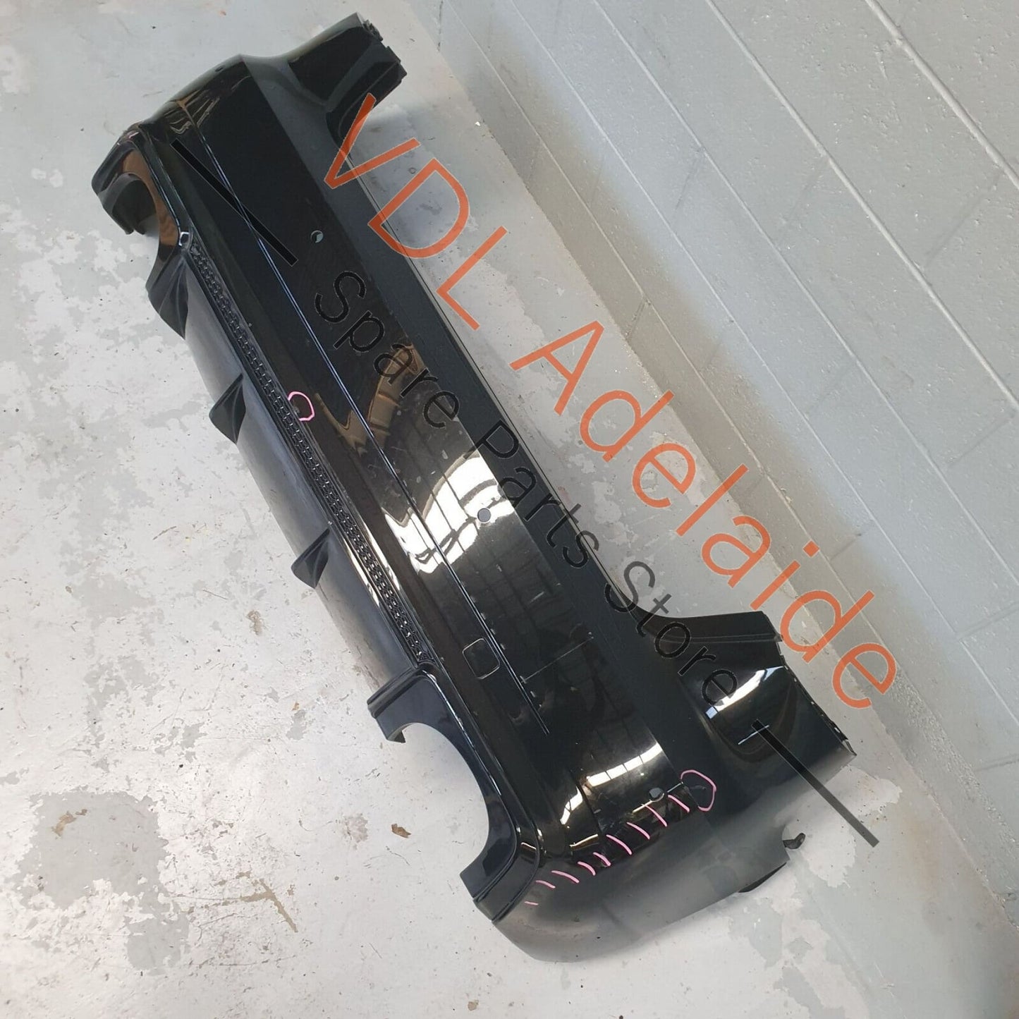 Audi RS3 8V Complete Rear Bumper Cover & Lower Spoiler Diffuser Assembly