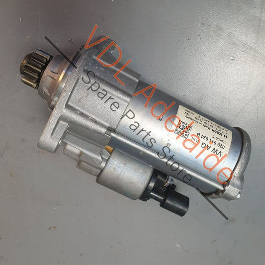 Audi RS3 8V Starter Motor for 5cyl 2.5L for CZGB Engine 02E911024B