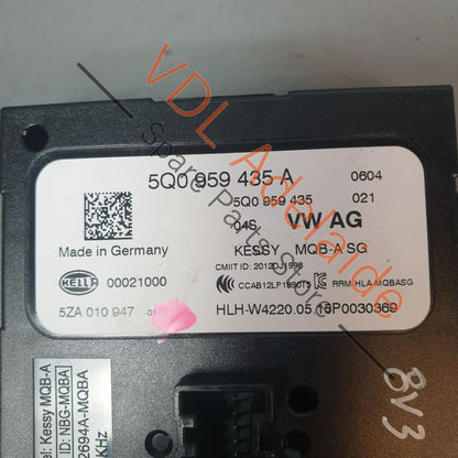 Audi RS3 8V KESSY Start Authorisation Control Module 5Q0959435A